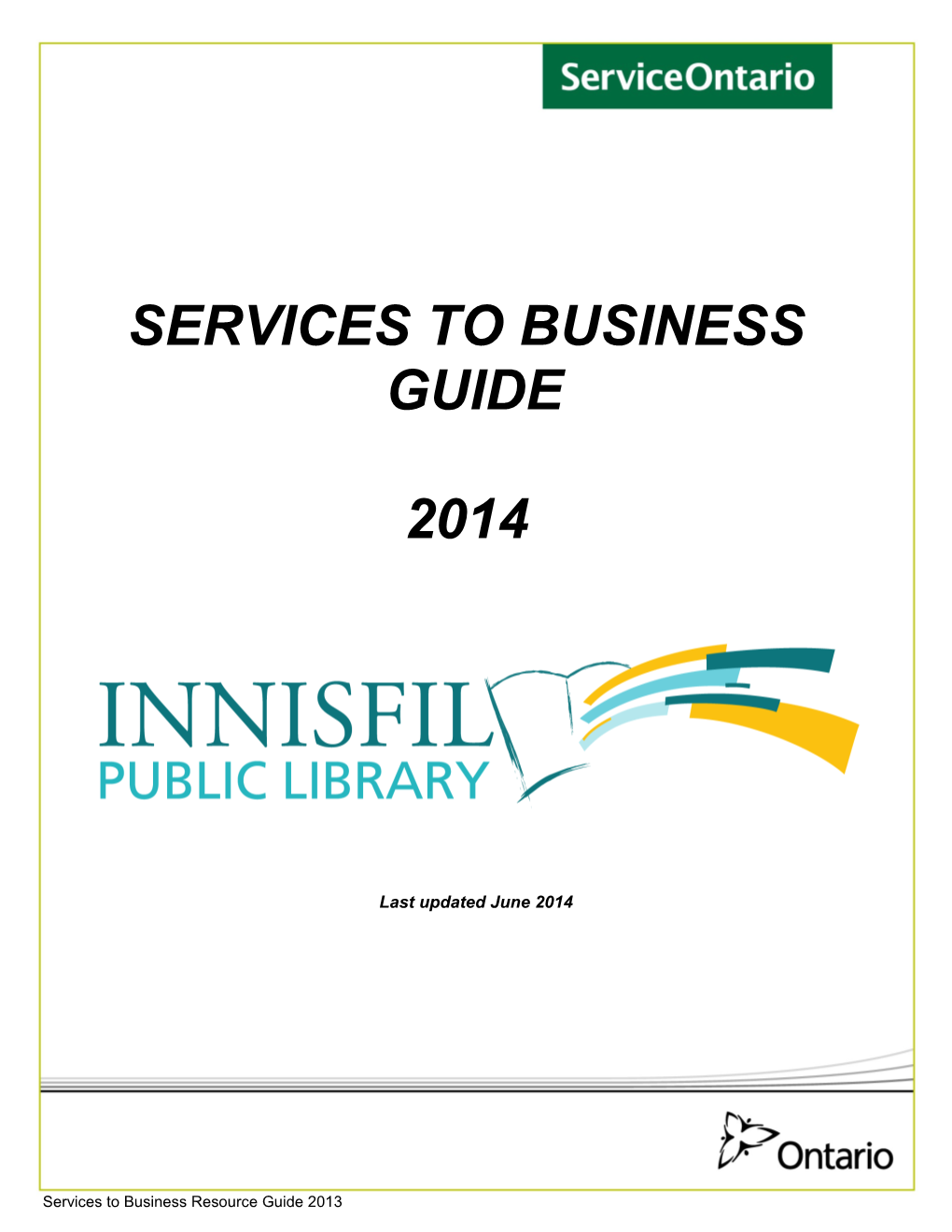 Services to Business