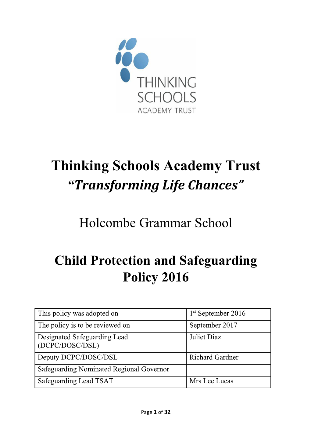 Thinking Schools Academy Trust