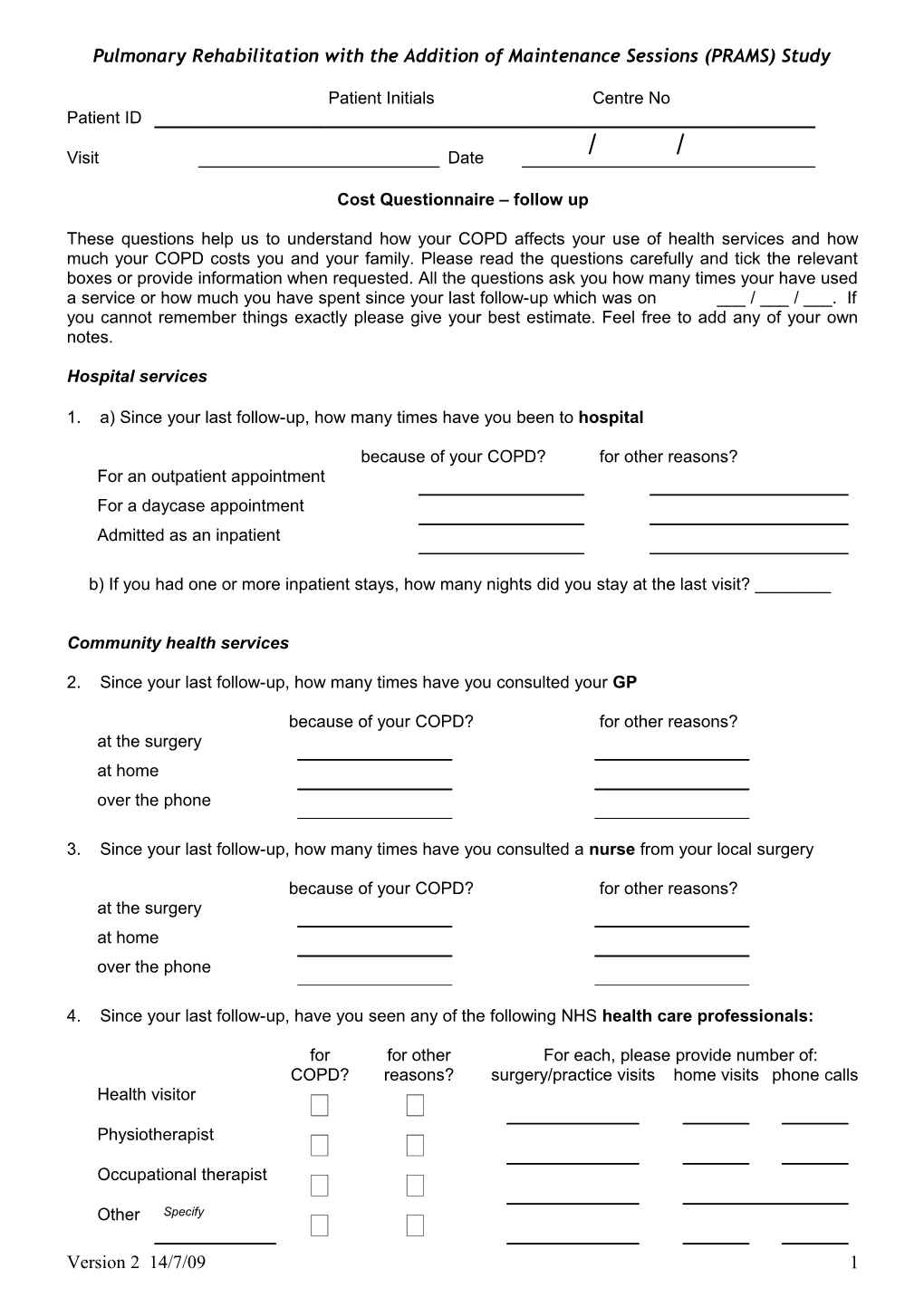 Coping with Asthma Study