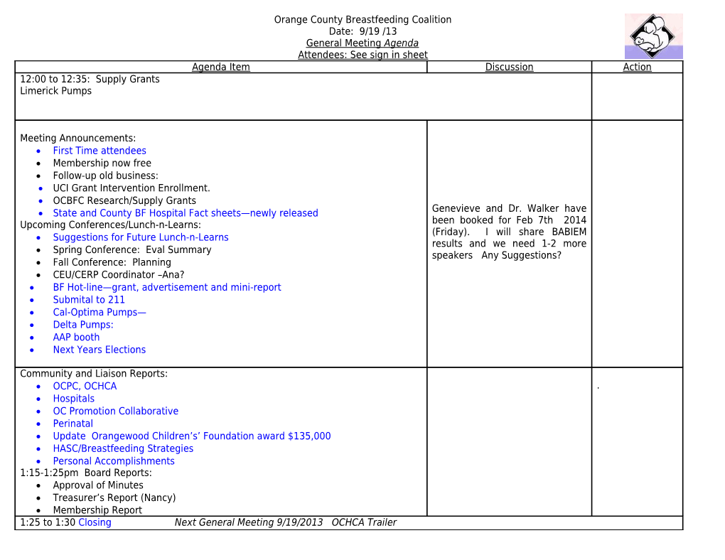 Orange County Breastfeeding Coalition