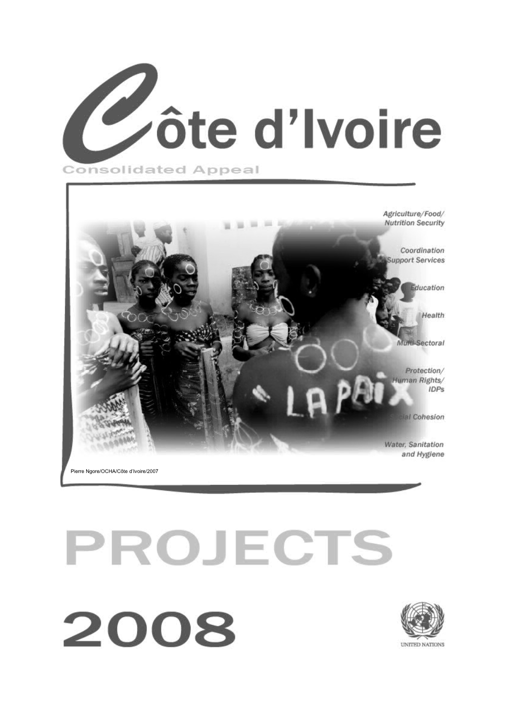 Consolidated Appeal for Cote D'ivoire 2008 Vol 2 (Word)