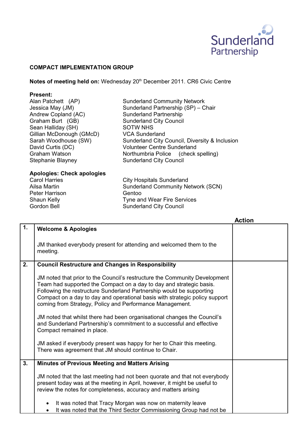 Compact Implementation Group