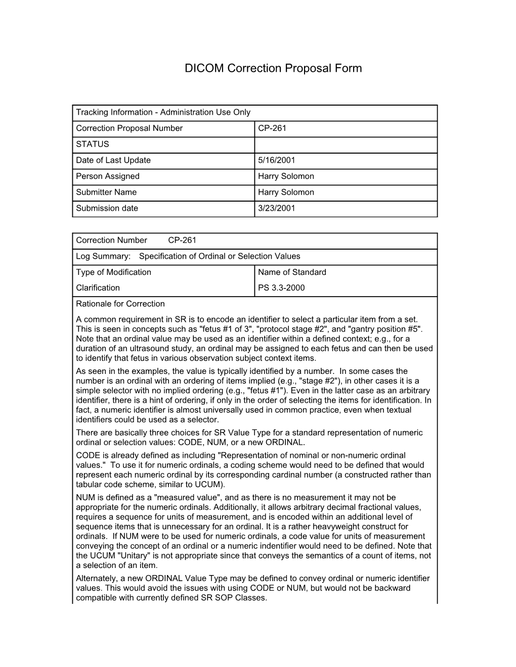 DICOM Correction Proposal Form s2