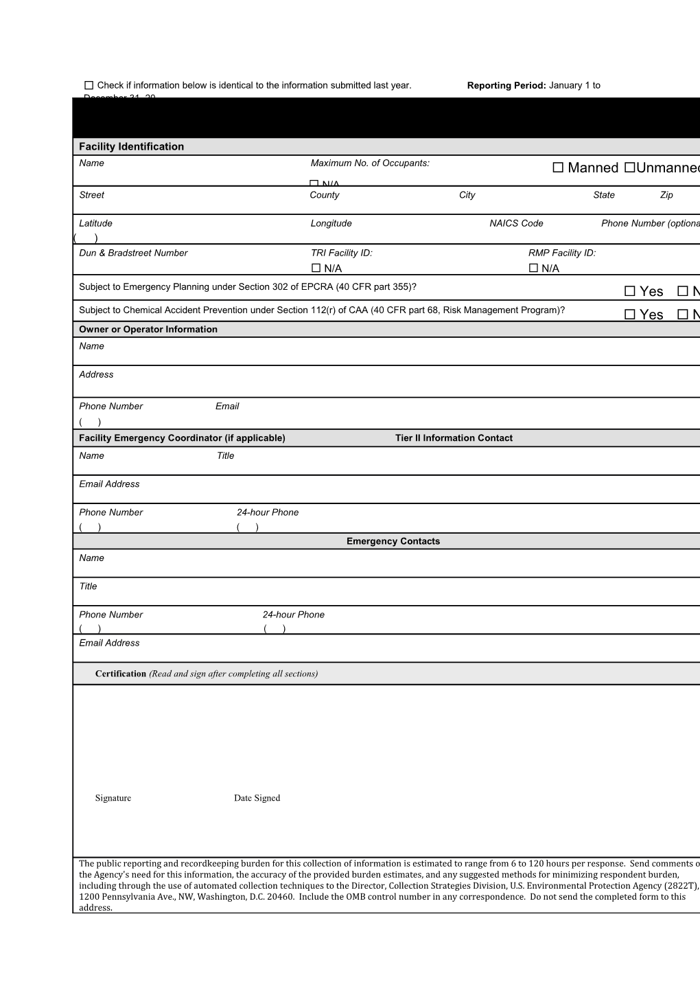 Tier II Inventory Form 07-10-12