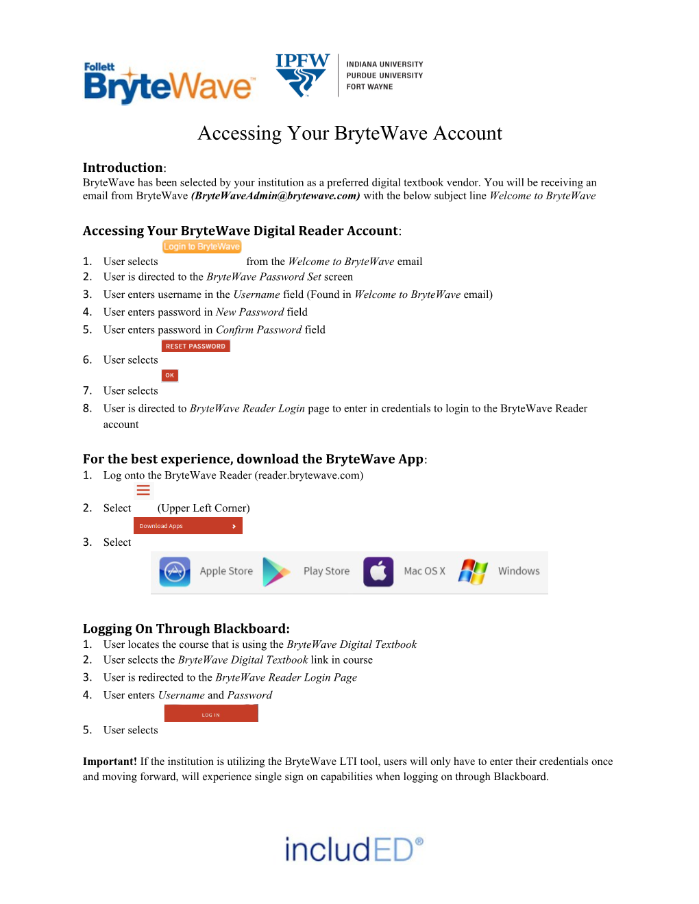 Accessing Your Brytewave Account