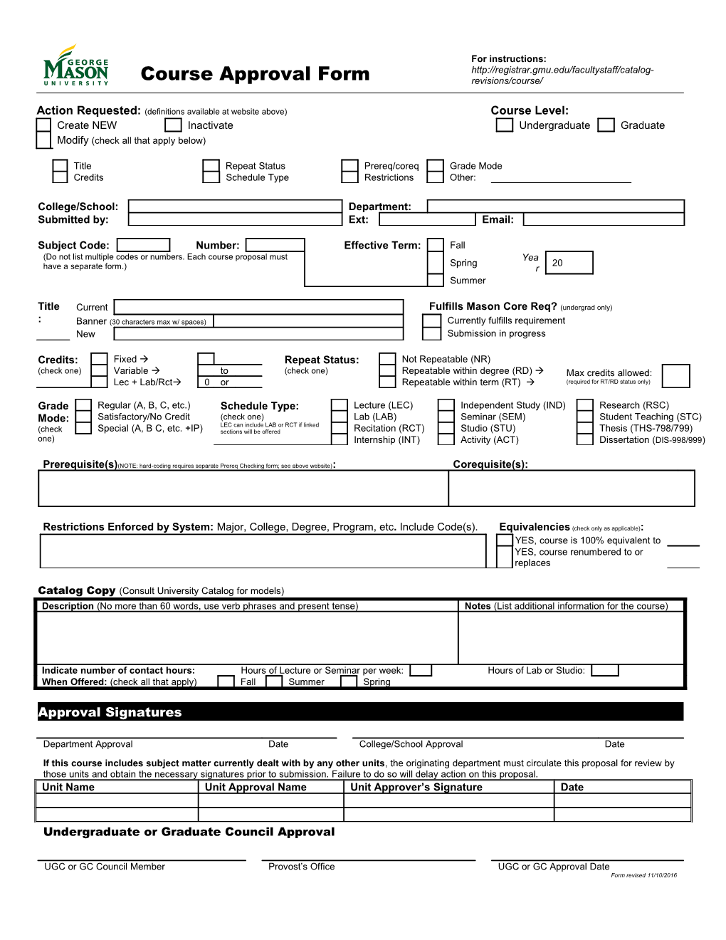 Course Approval Form s1