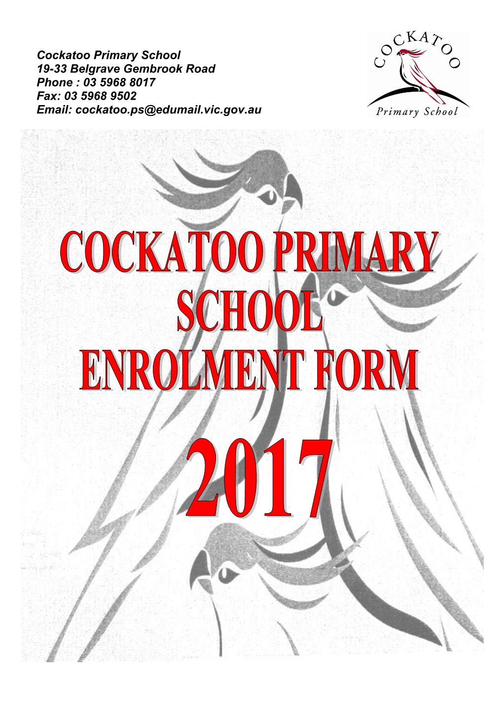 Student Enrolment Form s1