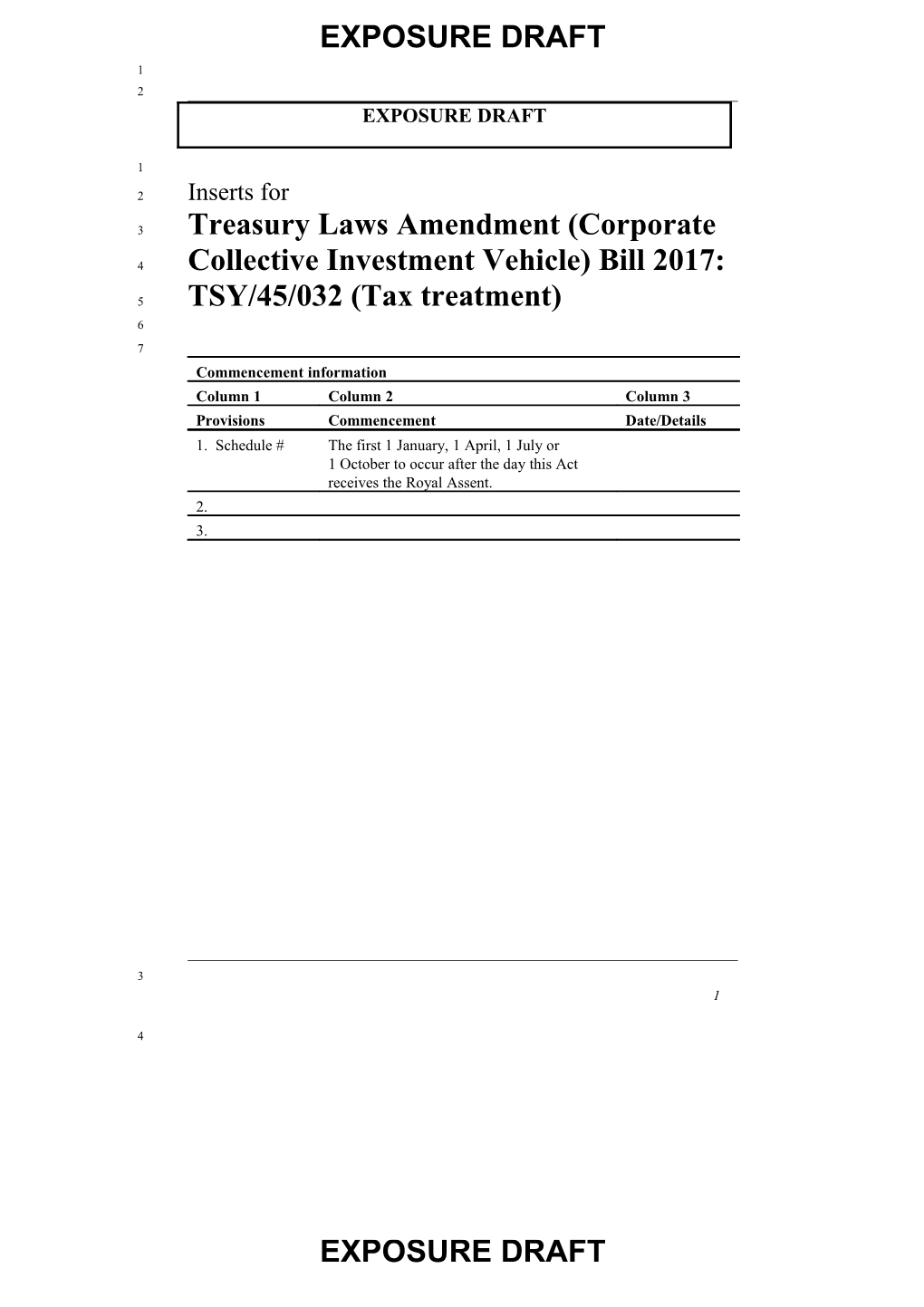 Treasury Laws Amendment (Corporate Collective Investment Vehicle) Bill 2017: TSY/45/032