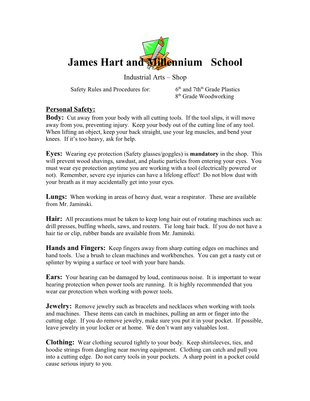 James Hart School