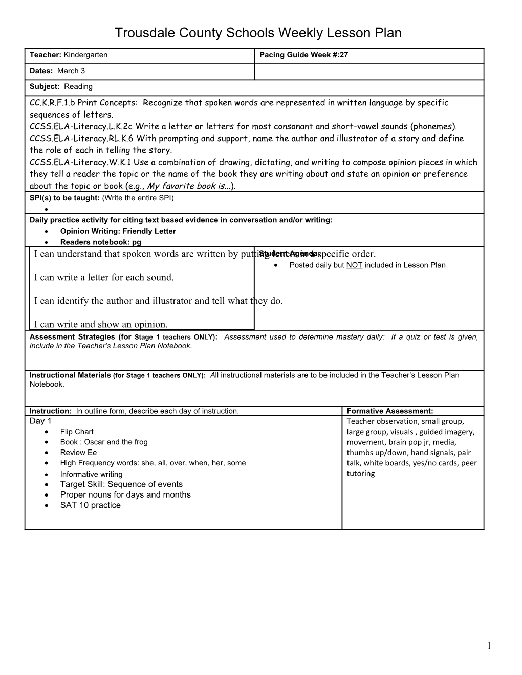 Lesson Plan Template s42