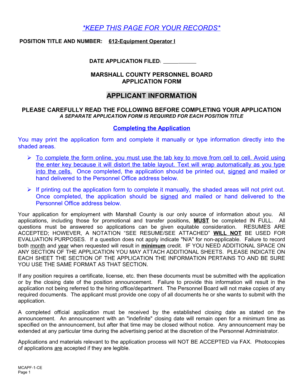 Application for Employment s43