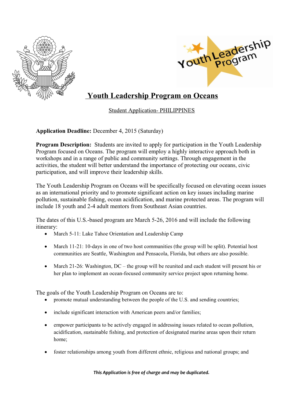 Youth Leadership Program with Southeast Asia