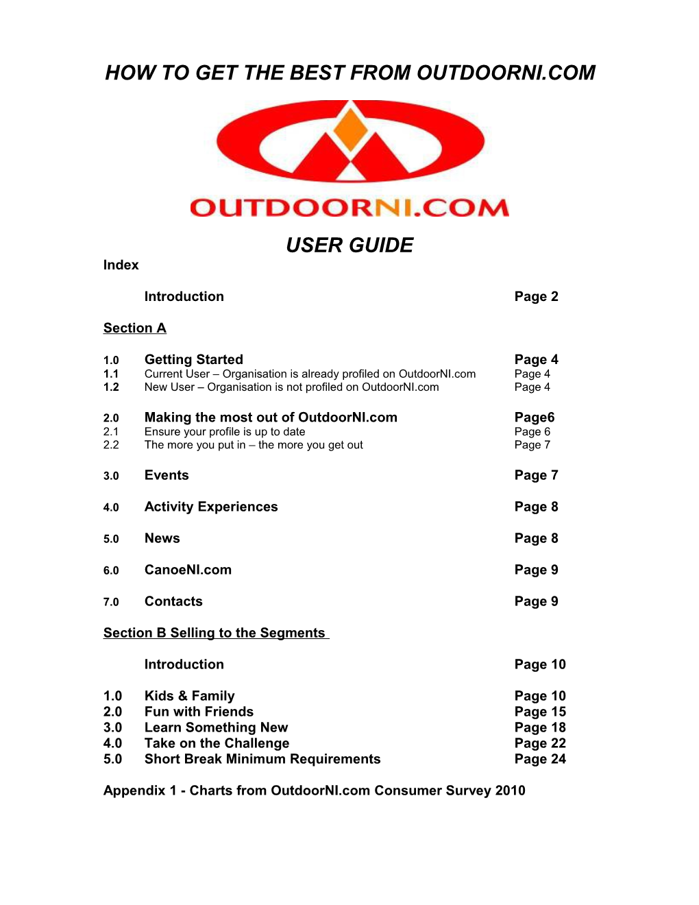How to Get the Best from Outdoorni