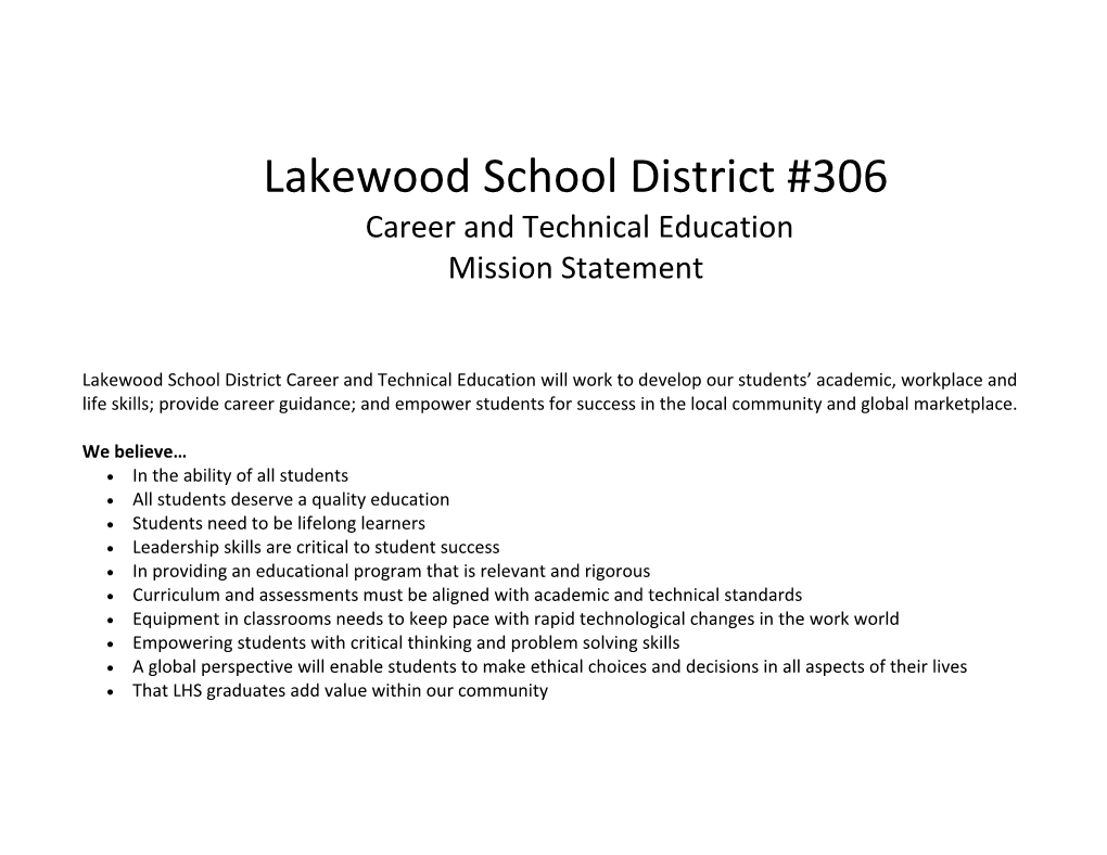 Lakewood School District #306