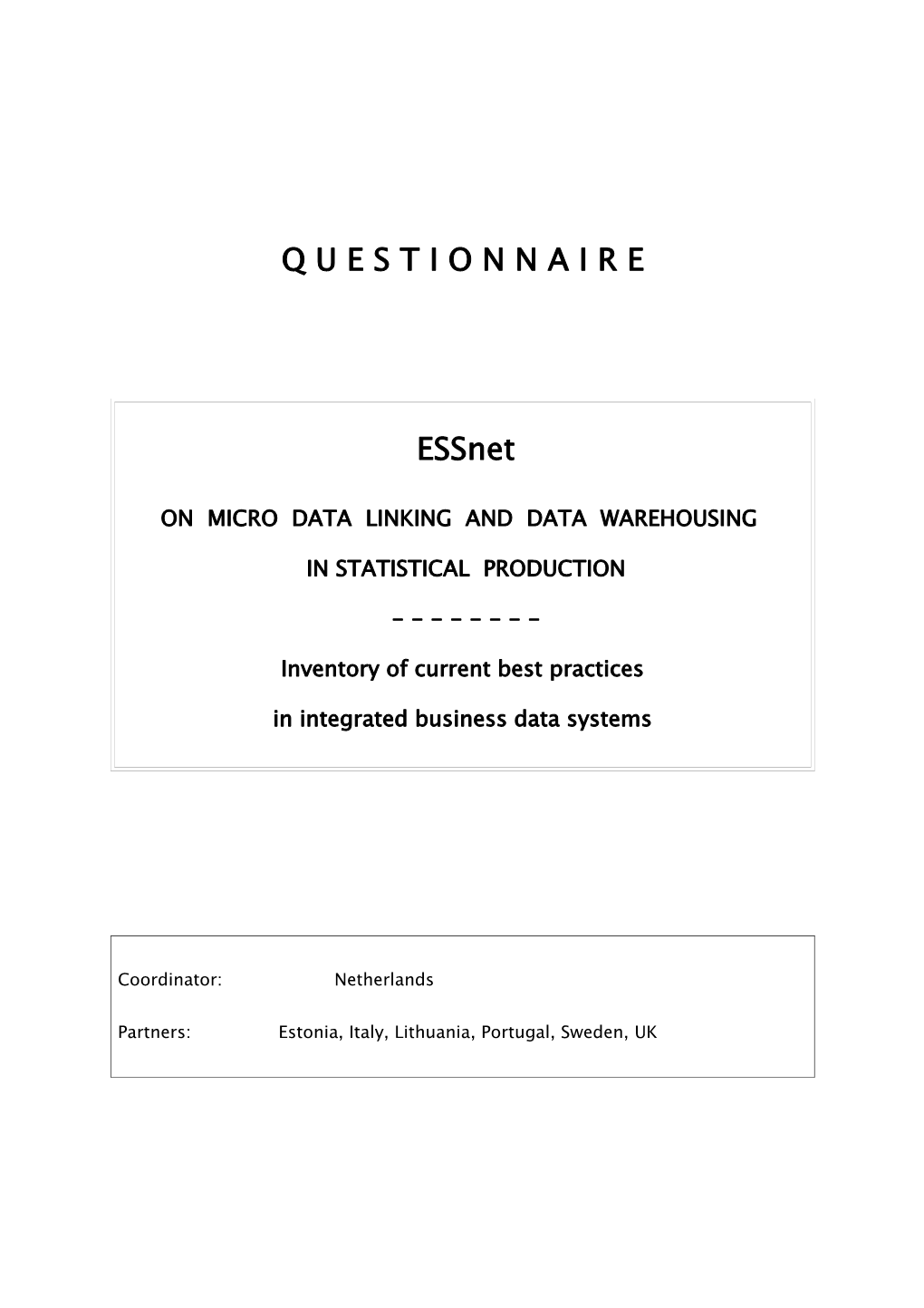 SBS Workshop: Structural Business Statistics on Enterprise Groups