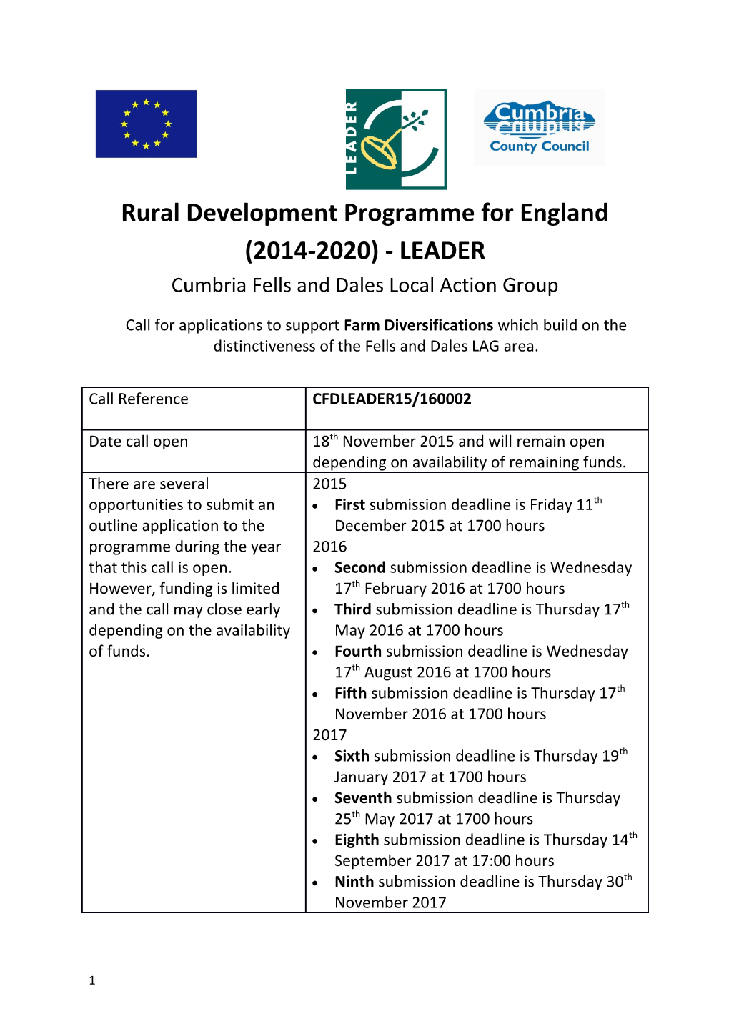 Rural Development Programme for England