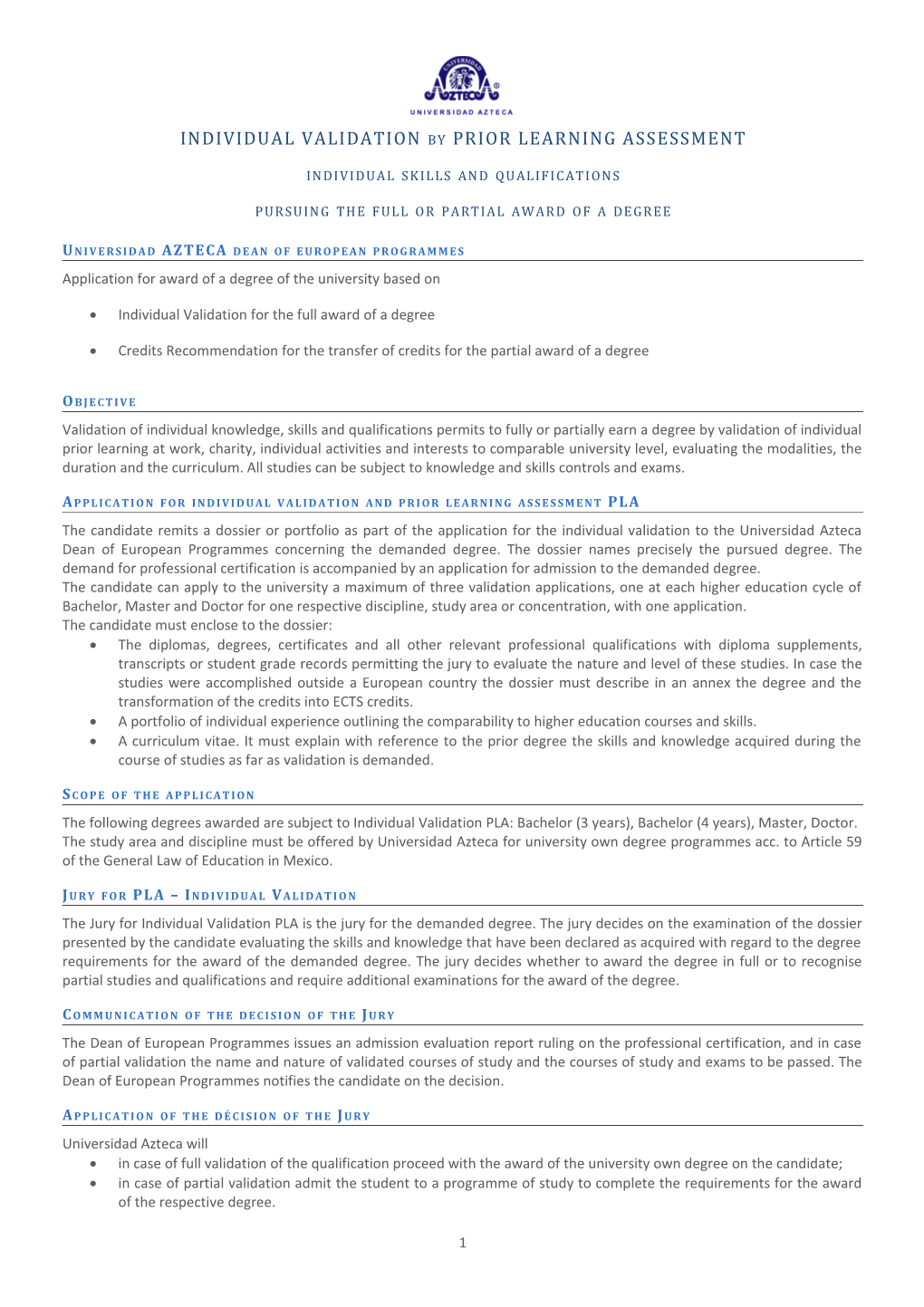 Ves : Validation D'etudes Superieures