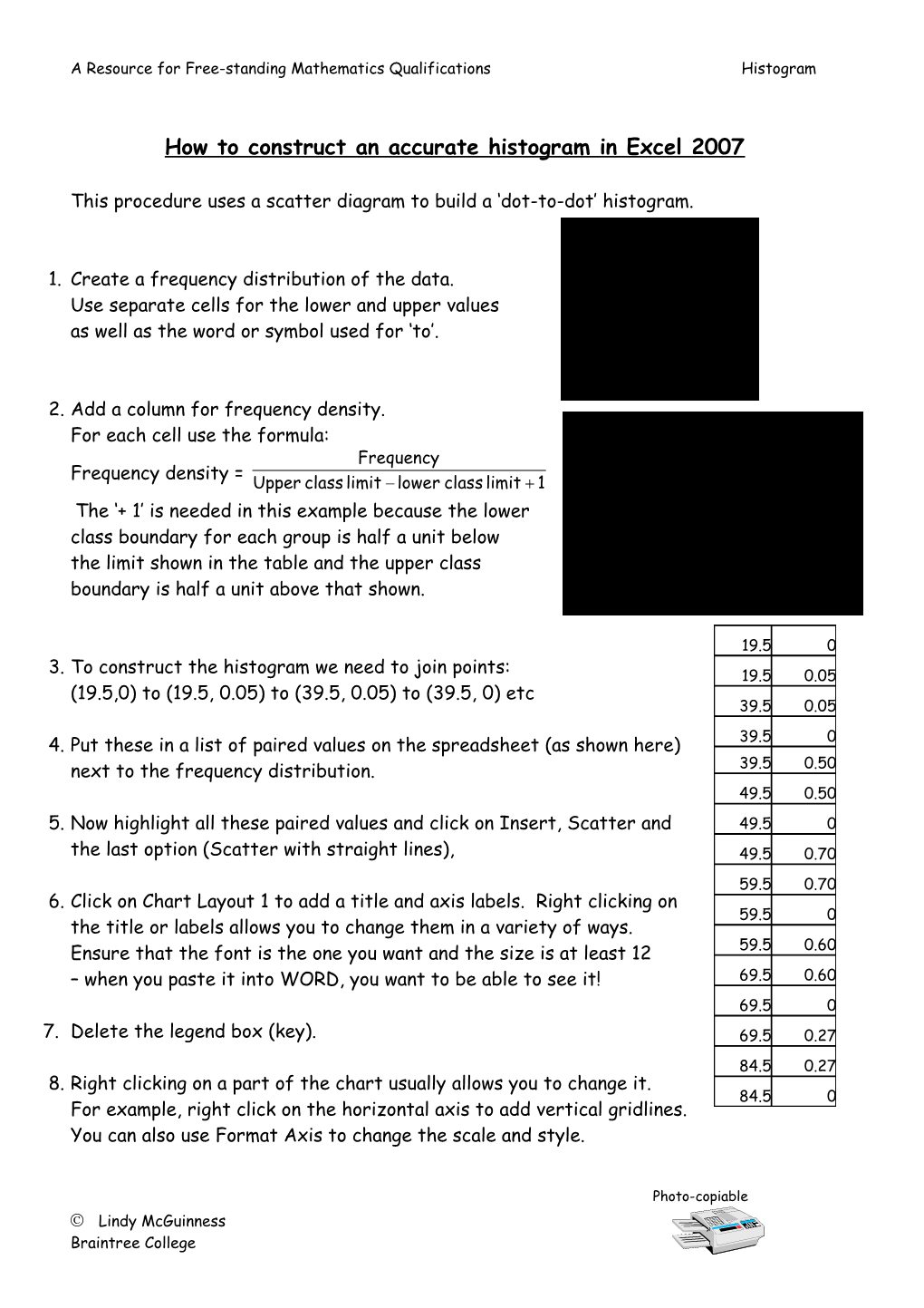 How to Construct an Accurate Histogram in Excel