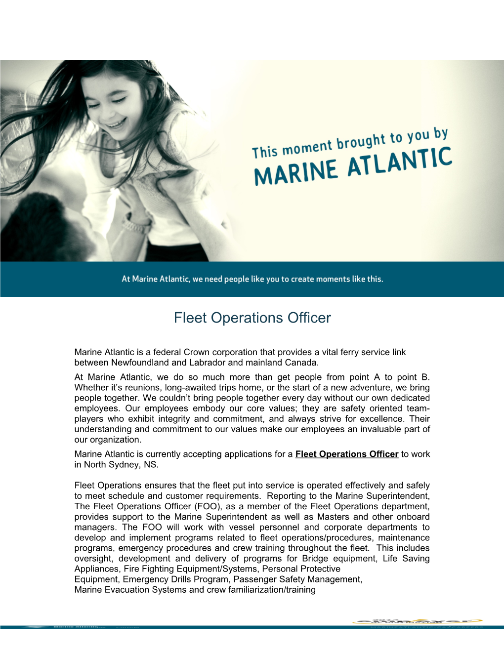 Fleet Operations Officer