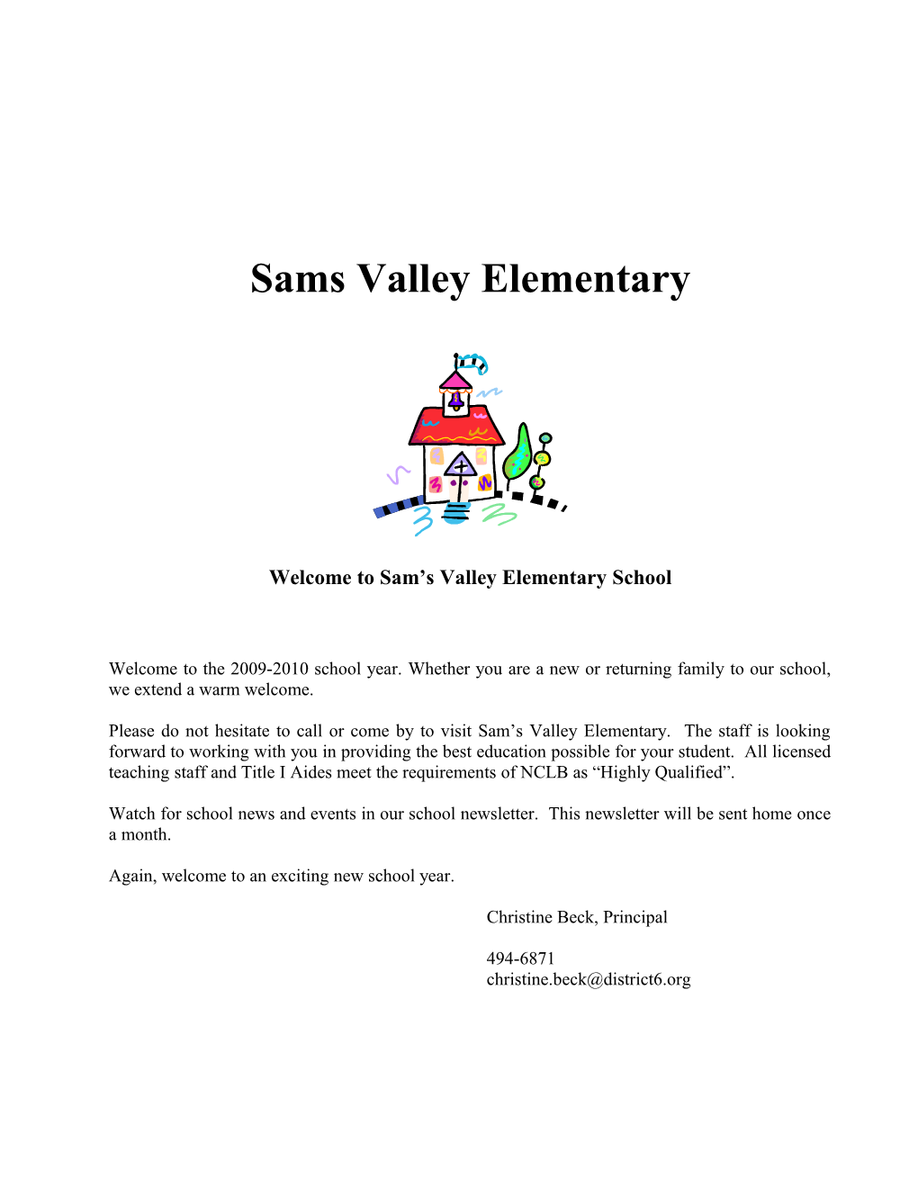 Sam S Valley Staff 2004 2005