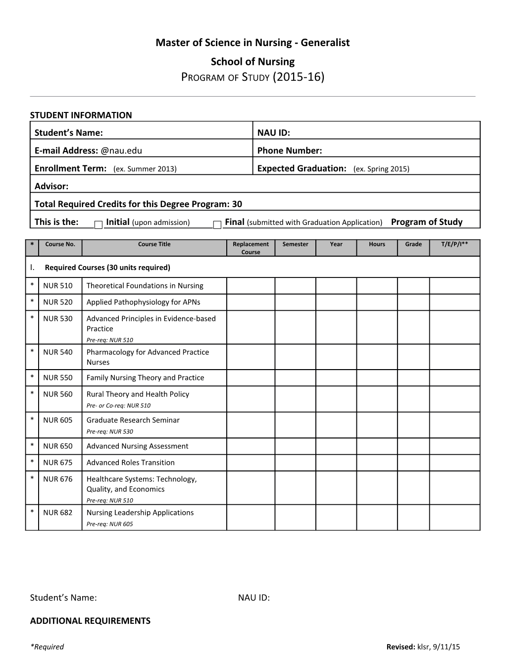 Student Information s12