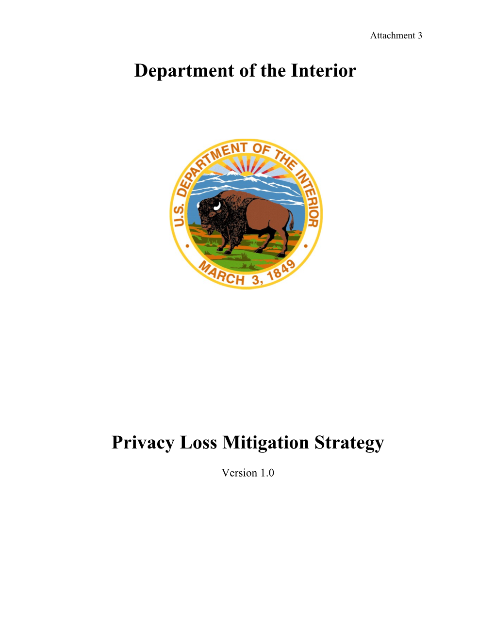 Privacy Loss Mitigation Strategy