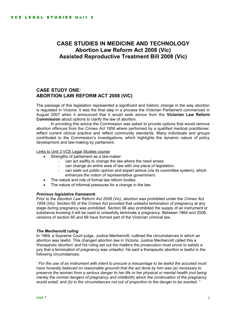 Case Studies in Medicine and Technology