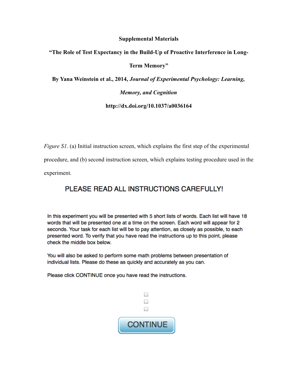 The Role of Test Expectancy in the Build-Up of Proactive Interference in Long-Term Memory