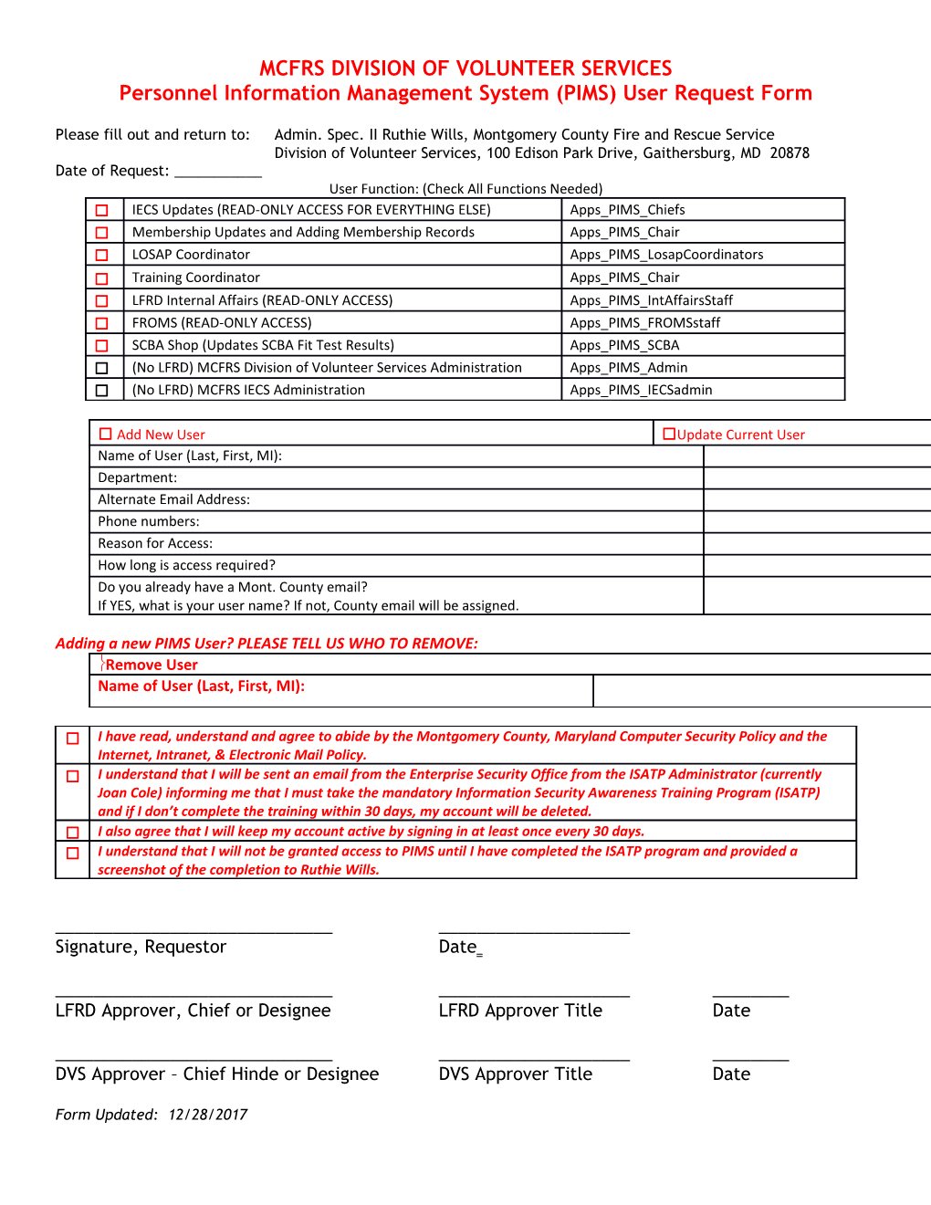 Personnel Information Management System (PIMS)