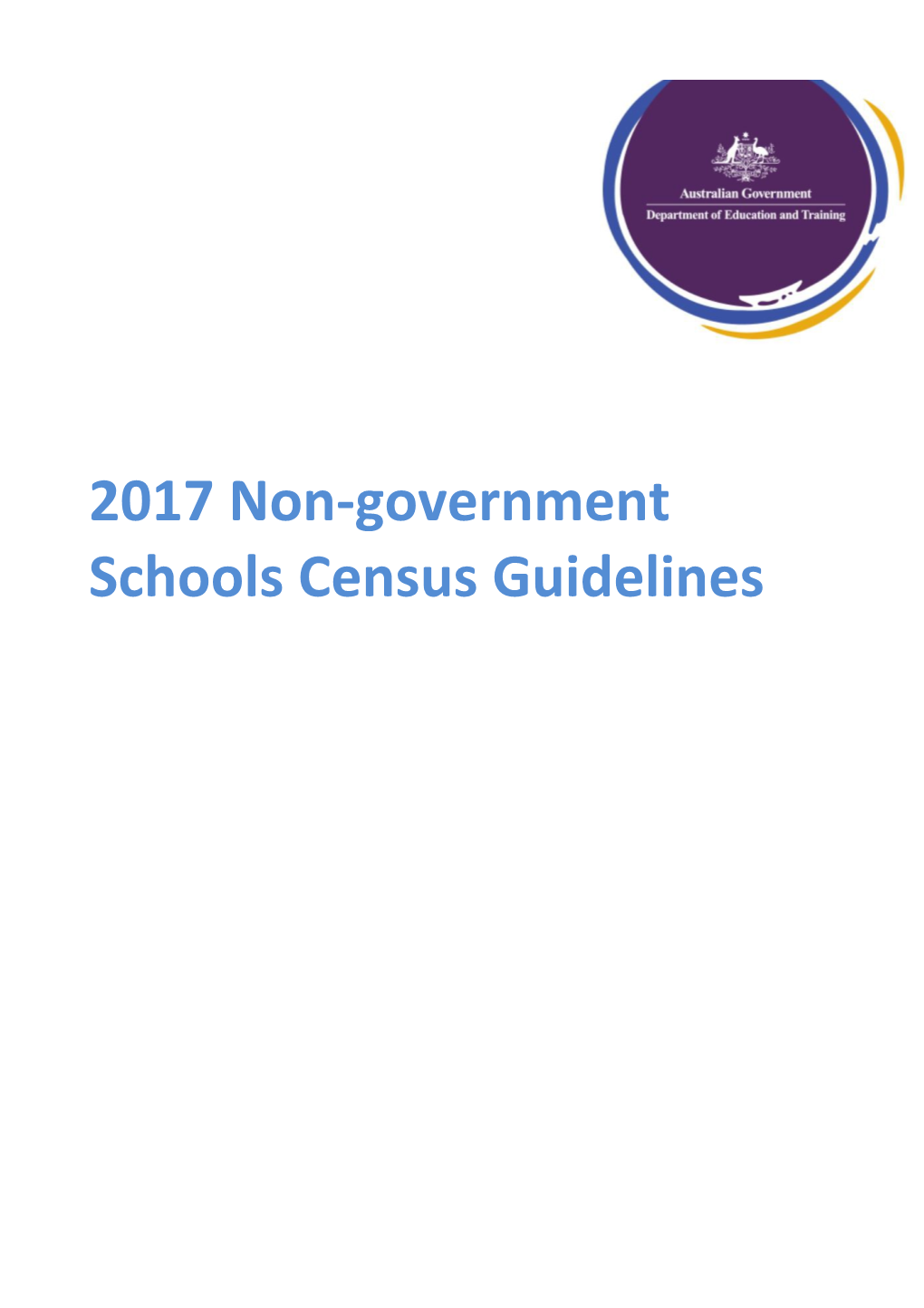 2017 Non-Government Schools Census Guidelines