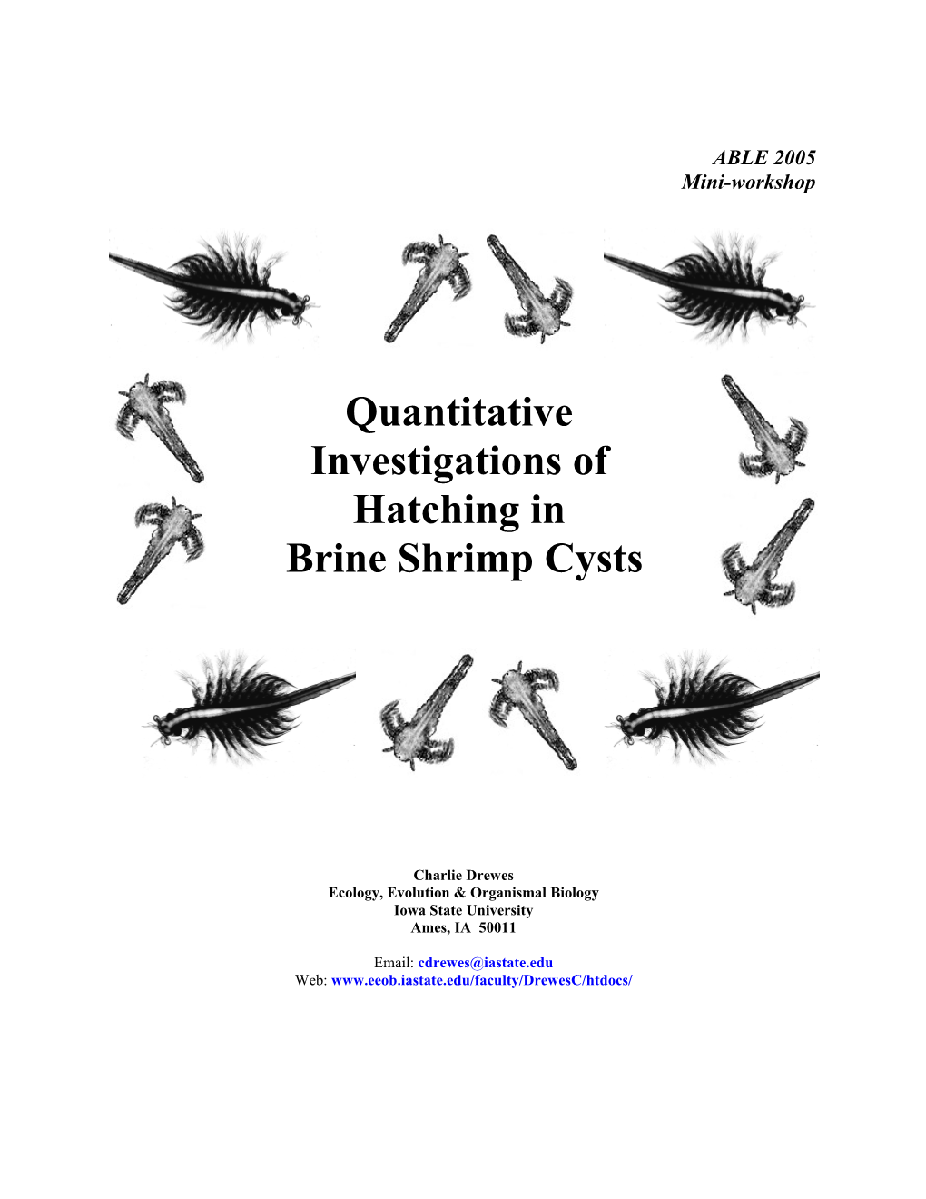 Ideas For Studying Brine Shrimp Development