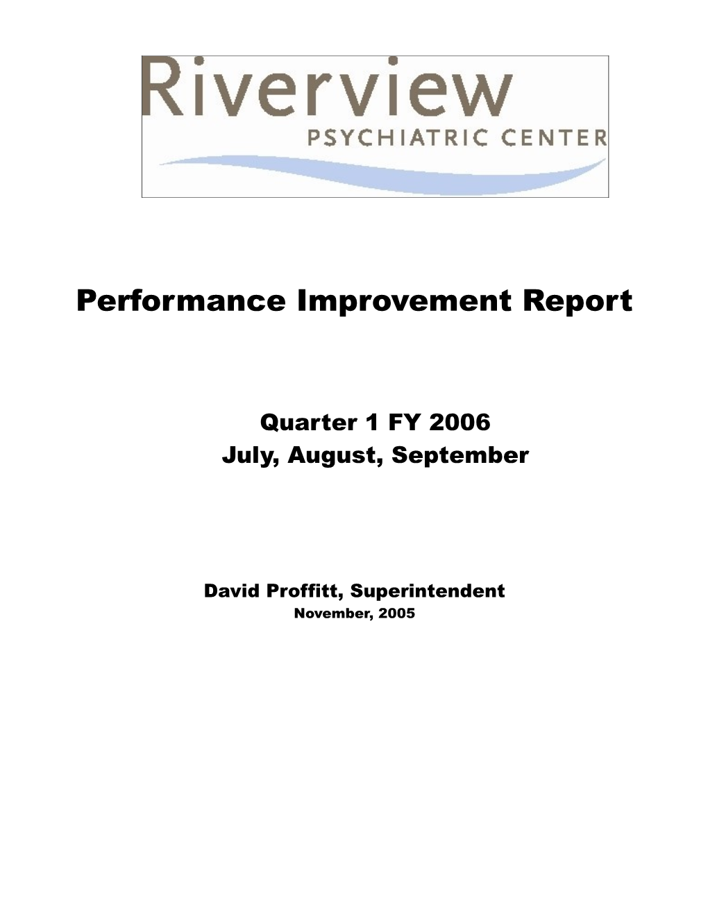 Performance Improvement Report s1