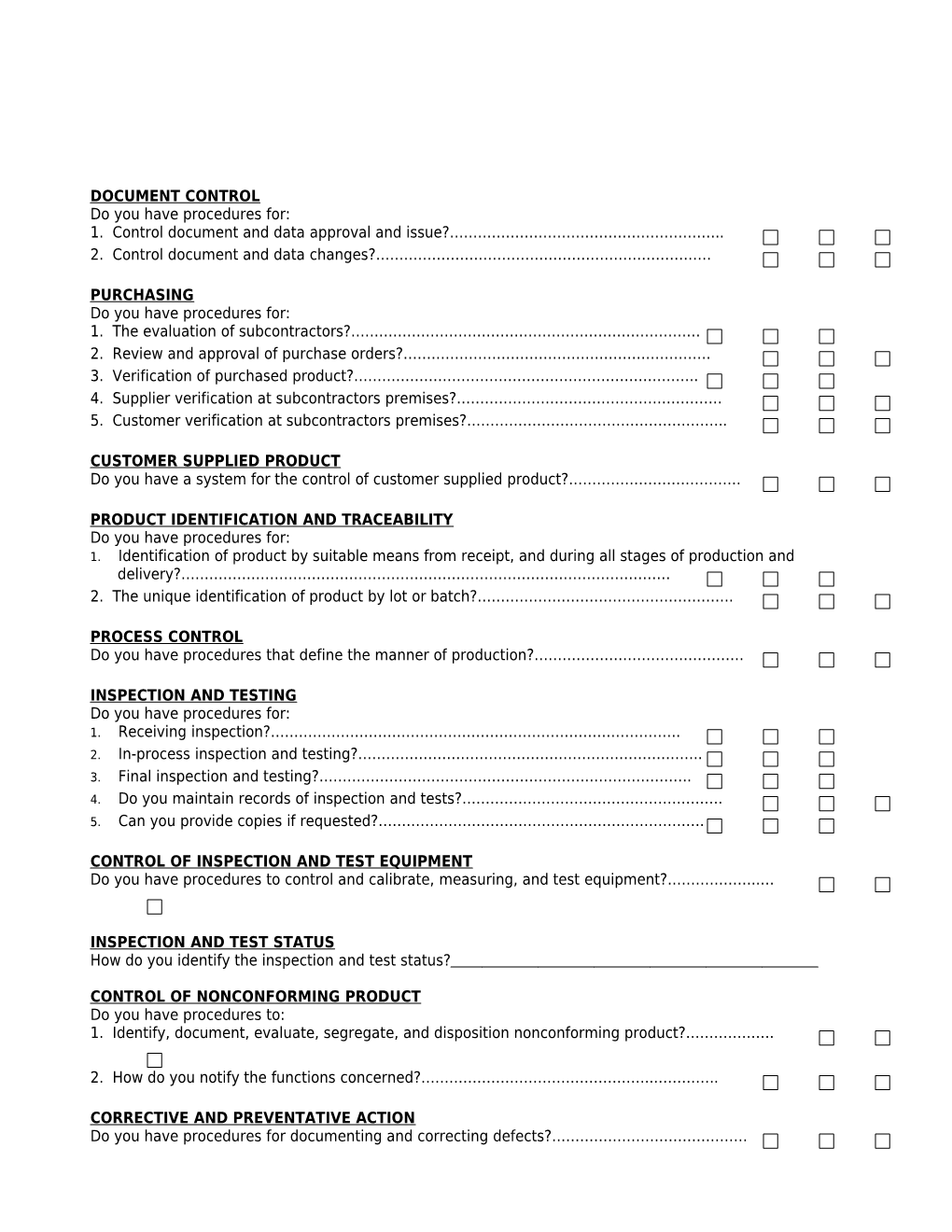Rix Q024f(B) Vendor Survey Form