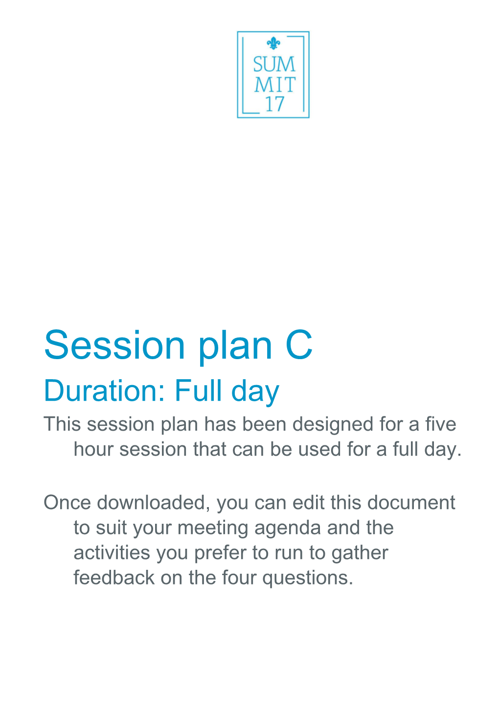 Session Plan C