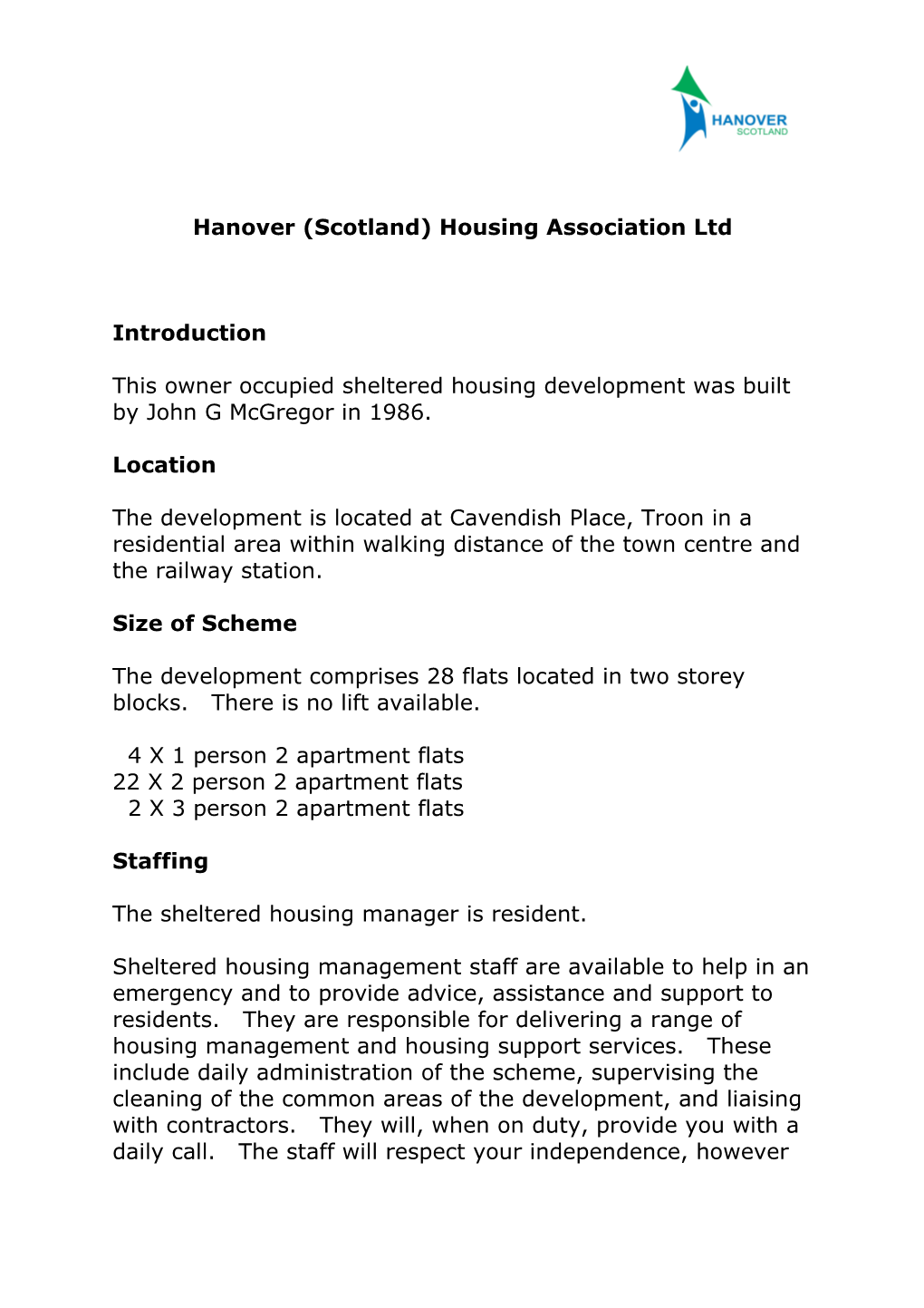 Hanover (Scotland) Housing Association Ltd s5