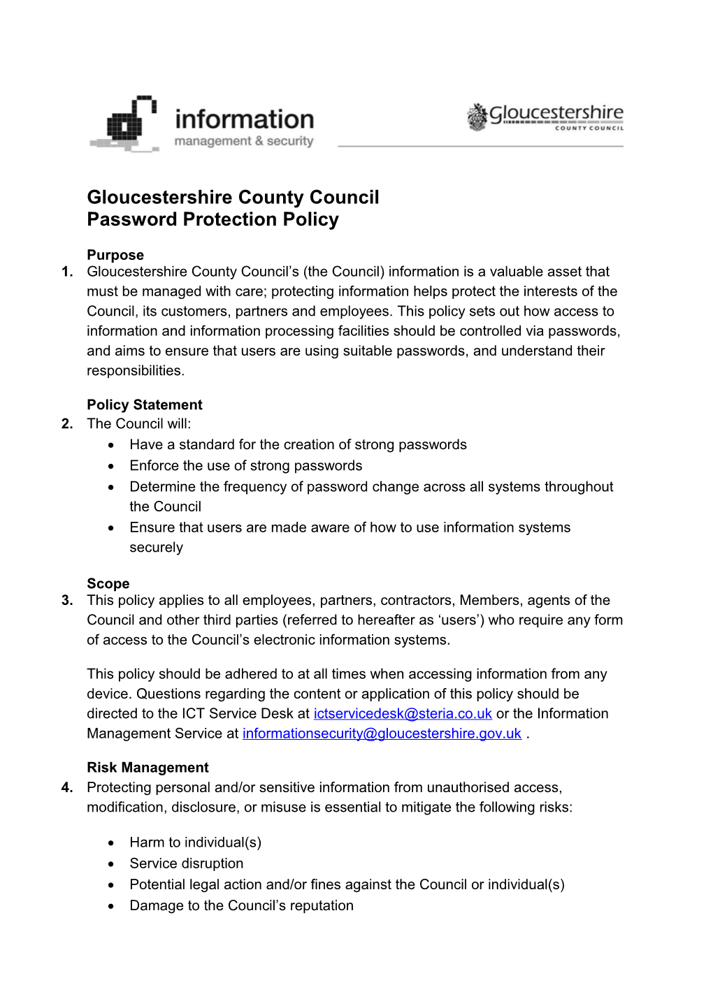 Gloucestershire County Council s1