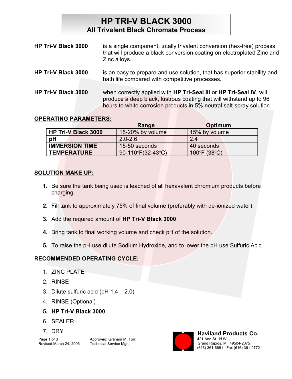 HP Tri-V Black 3000 Page 2 of 3