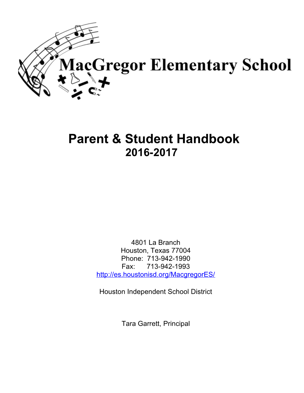 Parent & Student Handbook