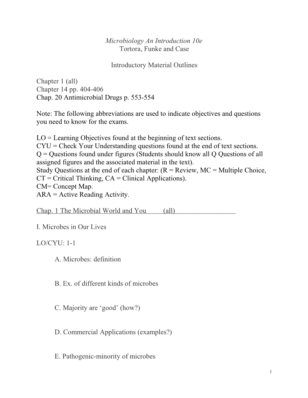 Microbiology an Introduction 10E