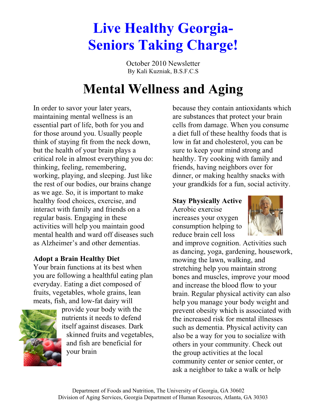 For People to Savor Their Later Years, Maintaining Mental Wellness Is an Essential Part