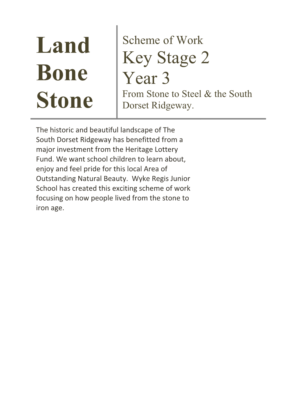 Land Bone Stone