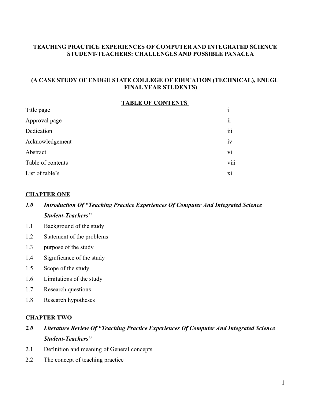 Teaching Practice Experiences of Computer and Integrated Science Student-Teachers: Challenges