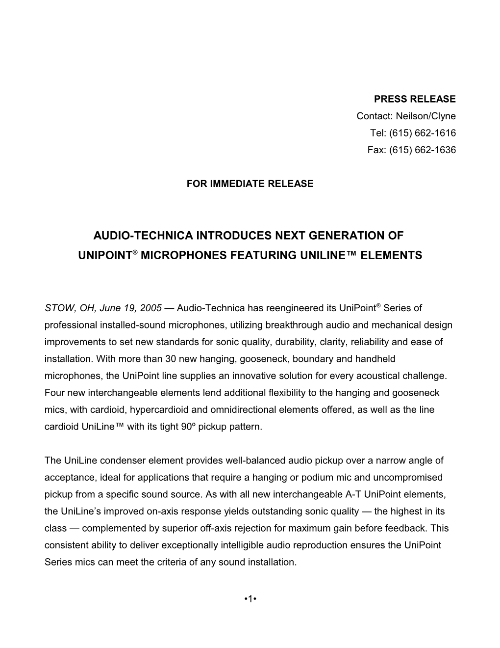 Audio-Technica Introduces Next Generation Of