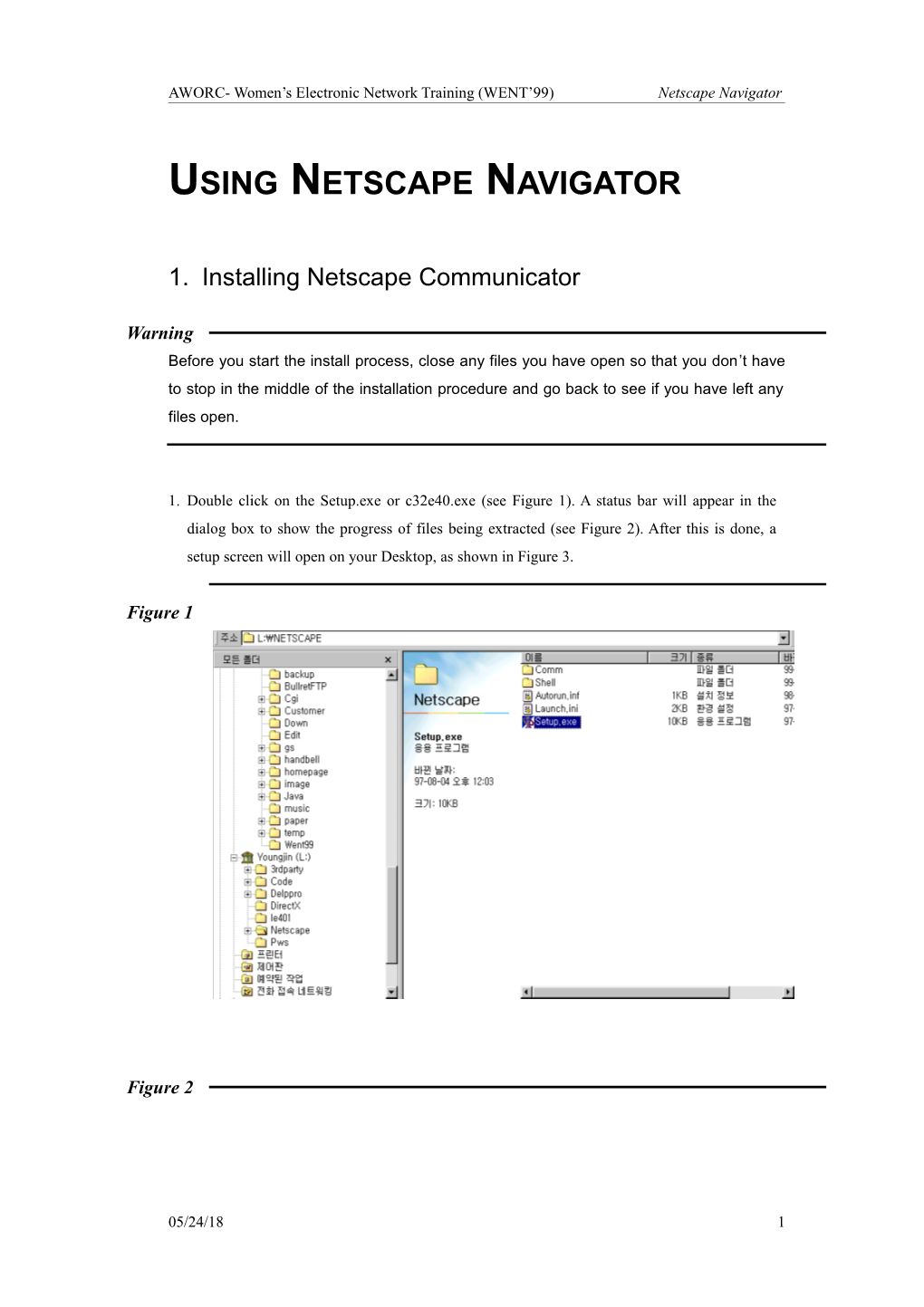 Install Netscape Communicator