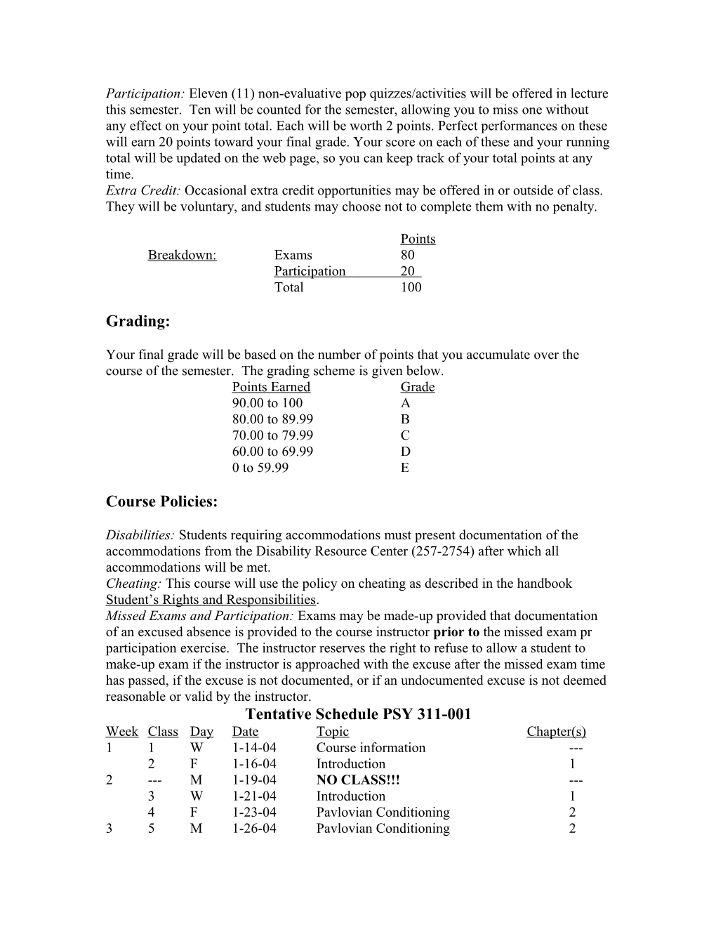 Psychology 216 (Section 007): Applications of Statistics in Psychology