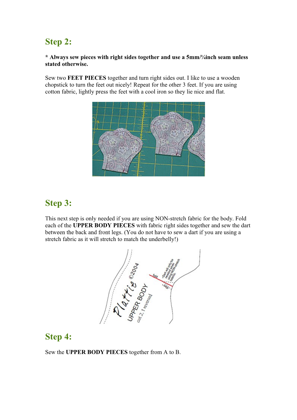 Photo Tutorial How to Sew Plattie Platypus