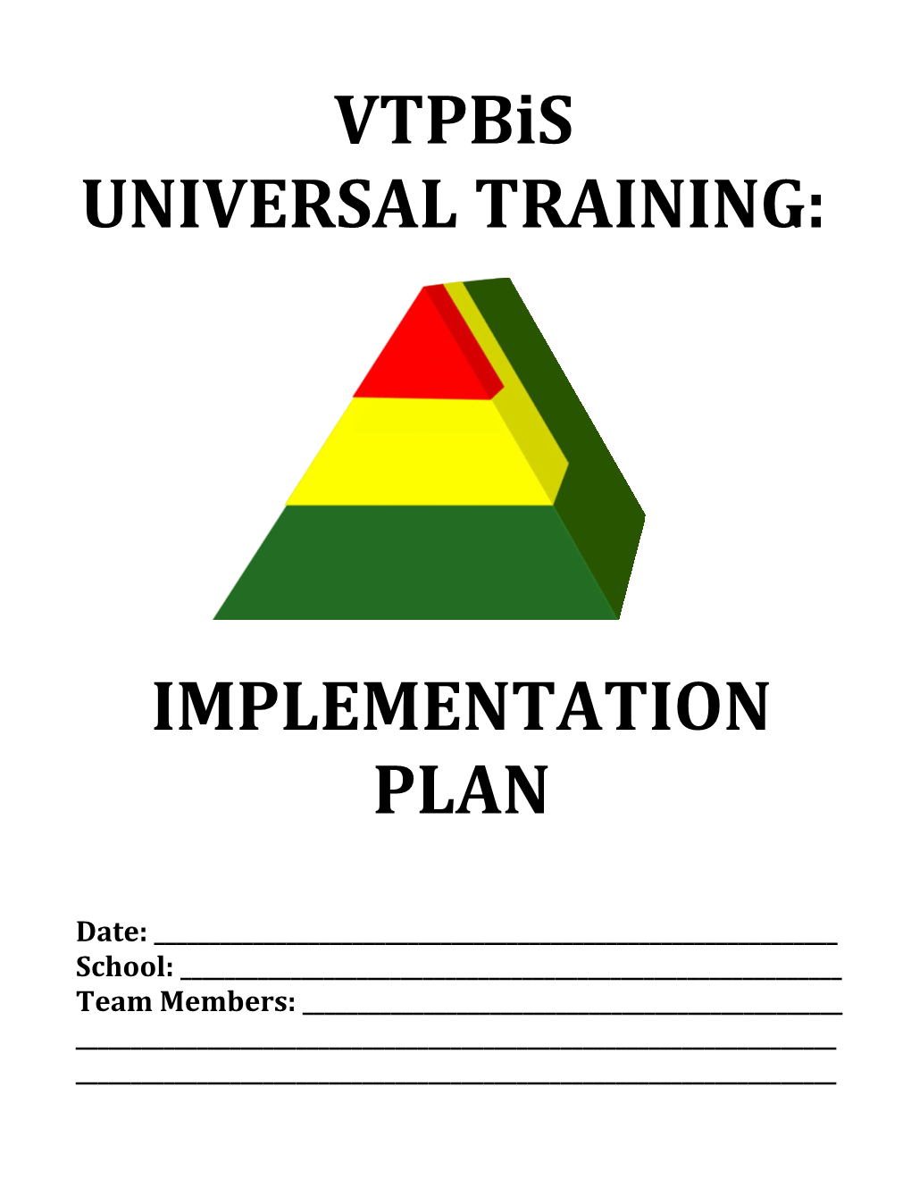 Universal Training