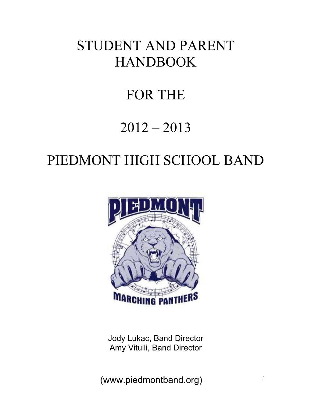 Piedmont High School Band