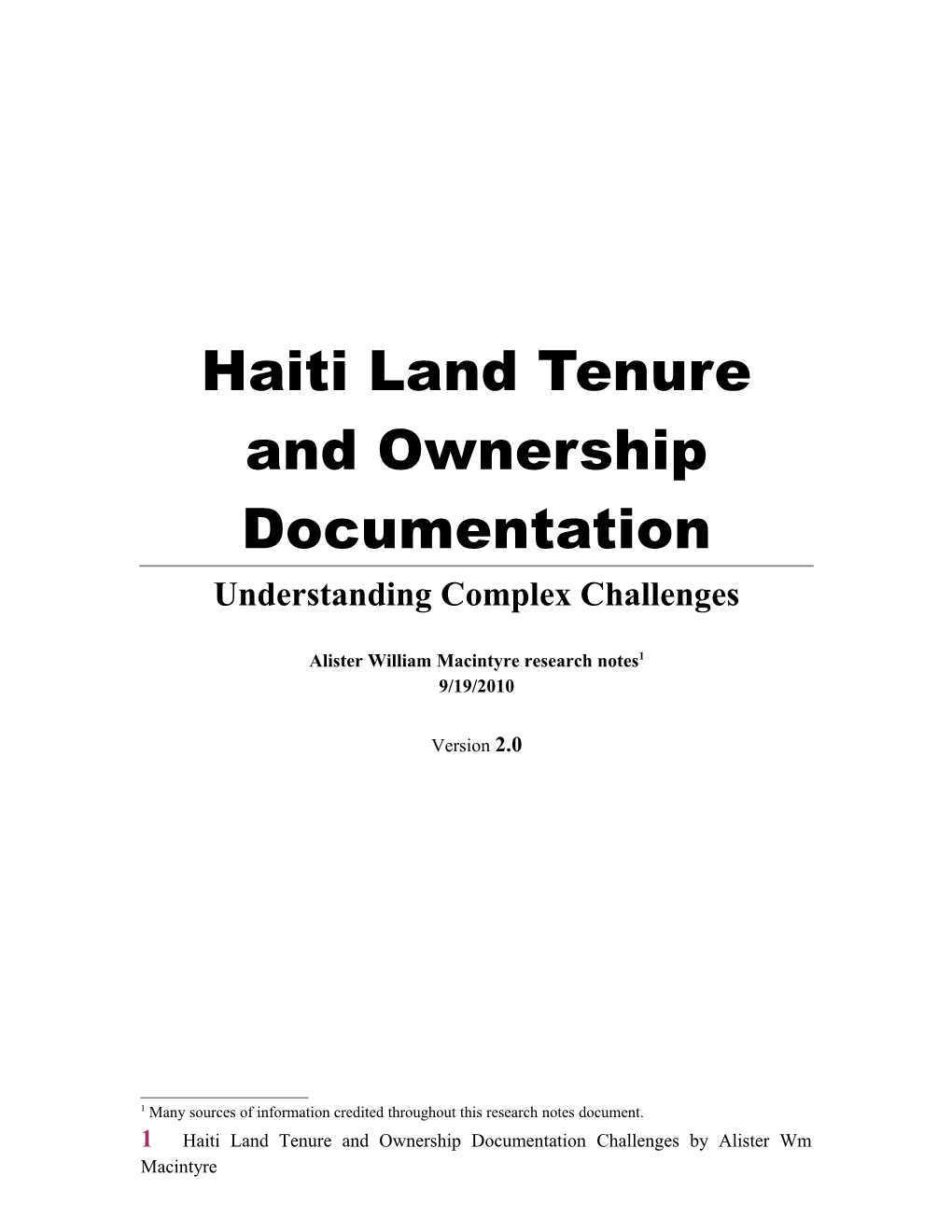 Haiti Political History s2