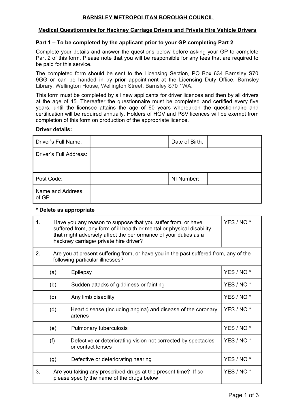 Barnsley Metropolitan Borough Council s1